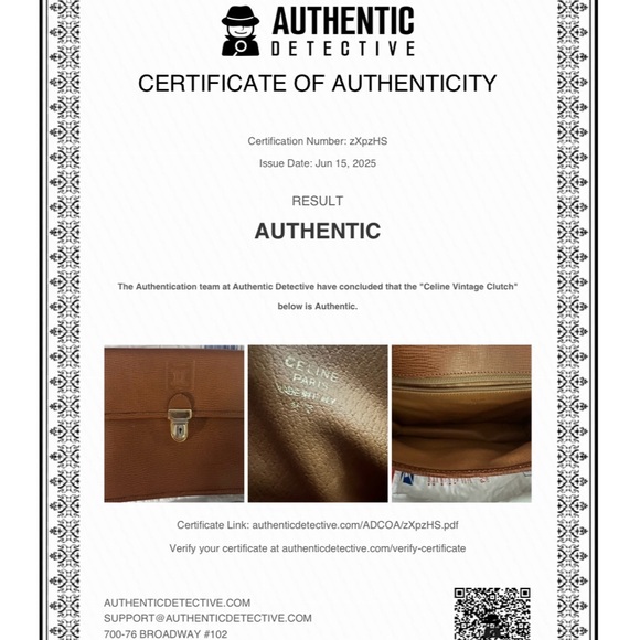 Authentic Celine Clutch